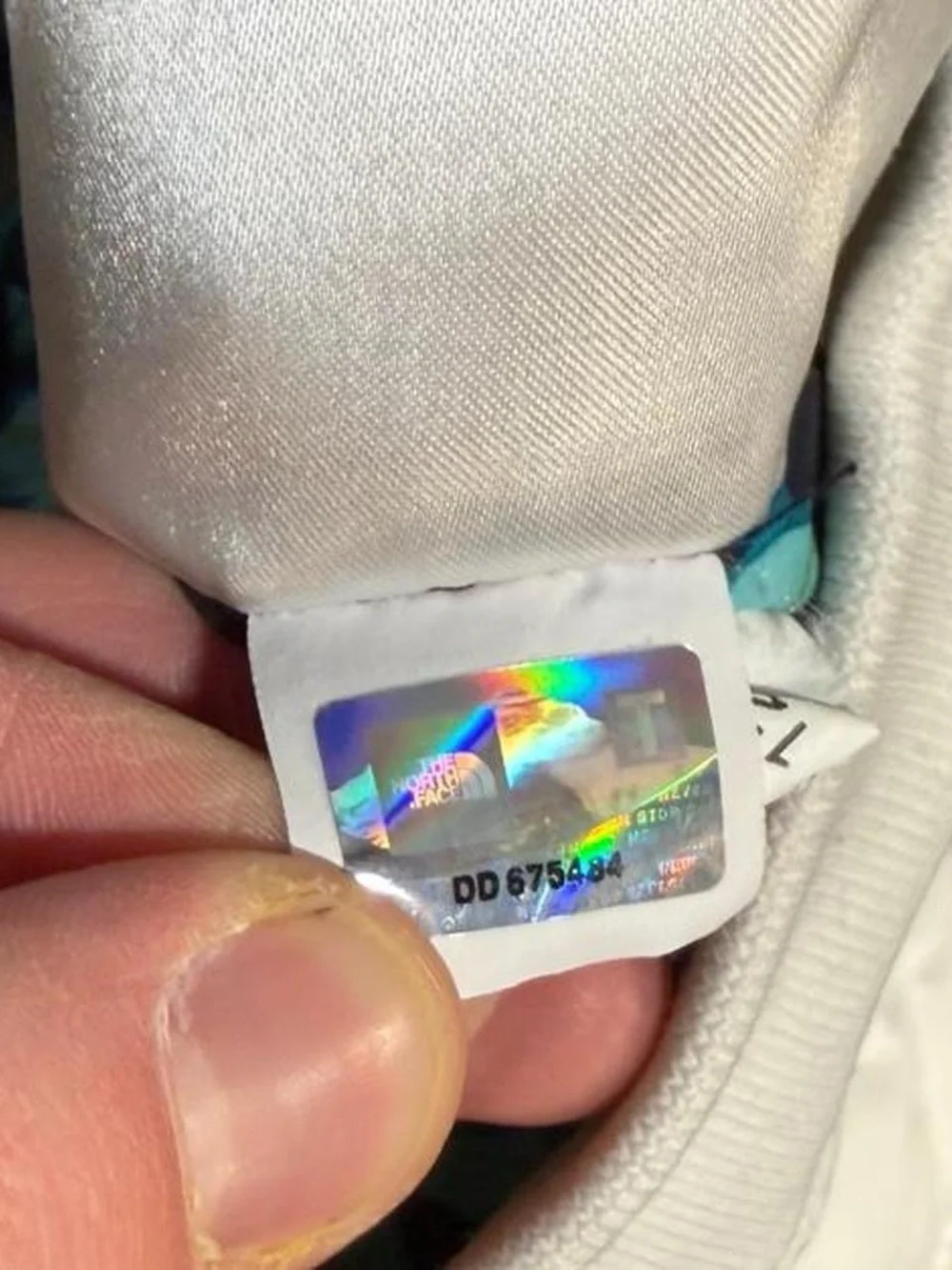 Y2K The North Face Nuptse 600 Fur Hooded White Puffer Jacket - Picture 7 of 7